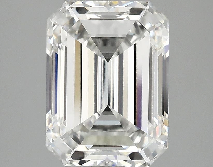 2.98 Carat Emerald Shaped Excellent Cut VVS2 IGI Certified Lab Grown Diamond