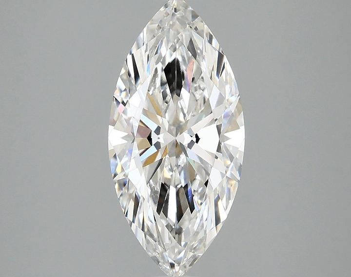 2.03 Carat Marquise Shaped Excellent Cut VVS2 IGI Certified Lab Grown Diamond
