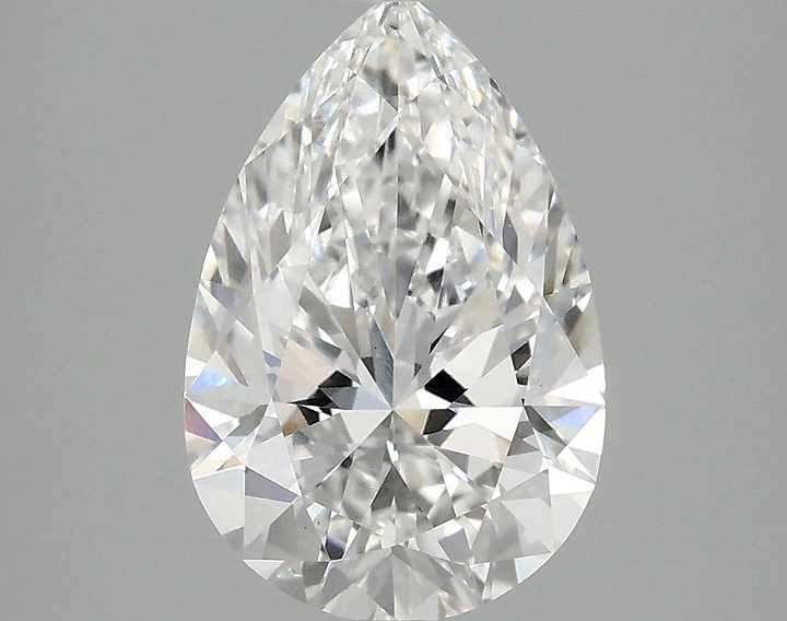 2.5 Carat Pear Shaped Excellent Cut VS1 IGI Certified Lab Grown Diamond