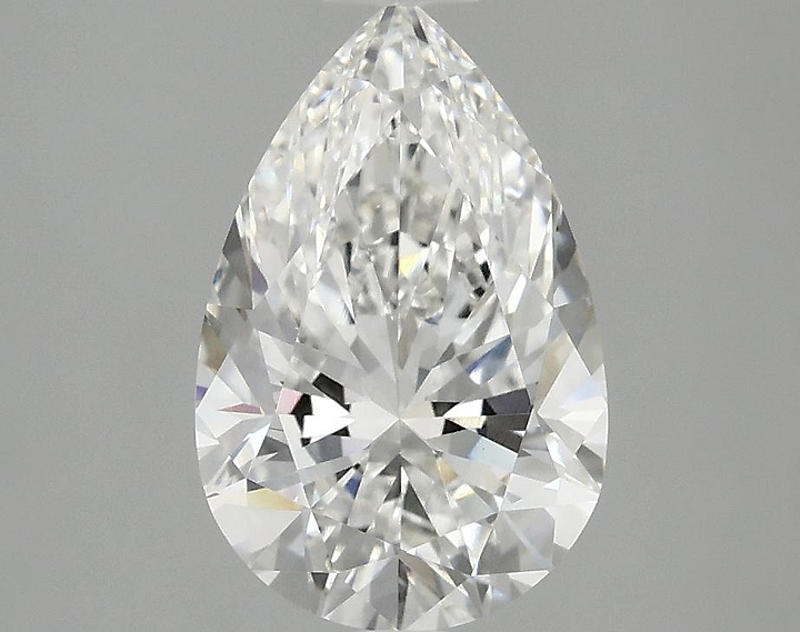 2.07 Carat Pear Shaped Ideal Cut VVS2 IGI Certified Lab Grown Diamond