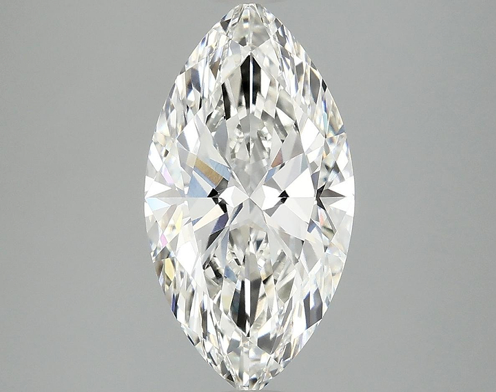 2.89 Carat Marquise Shaped Excellent Cut VVS2 IGI Certified Lab Grown Diamond