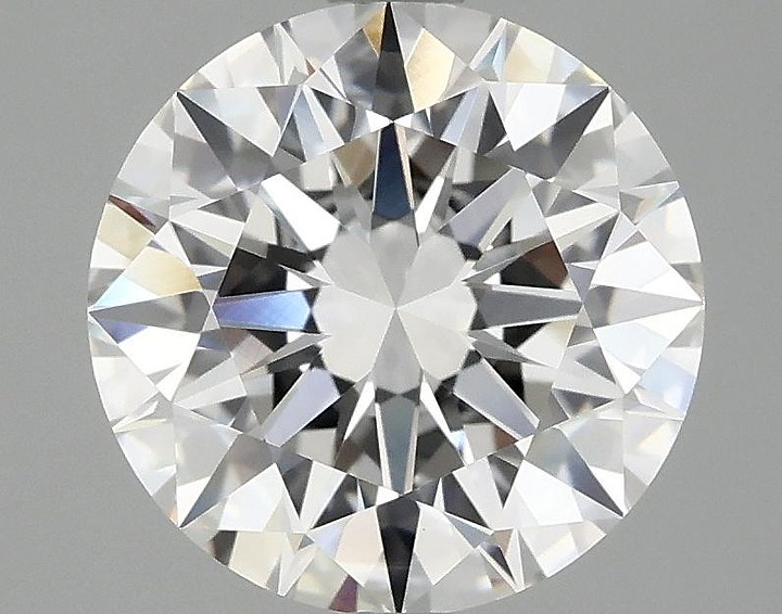 3.05 Carat Round Shaped Ideal Cut VVS2 IGI Certified Lab Grown Diamond