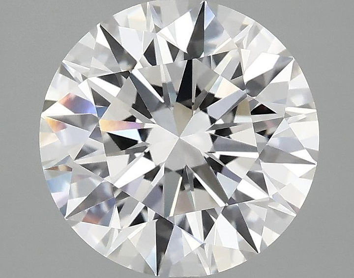 3.07 Carat Round Shaped Ideal Cut VVS2 IGI Certified Lab Grown Diamond