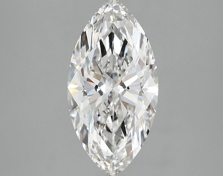 1.85 Carat Marquise Shaped Ideal Cut VVS2 IGI Certified Lab Grown Diamond