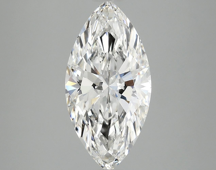 3.03 Carat Marquise Shaped Ideal Cut VVS2 IGI Certified Lab Grown Diamond
