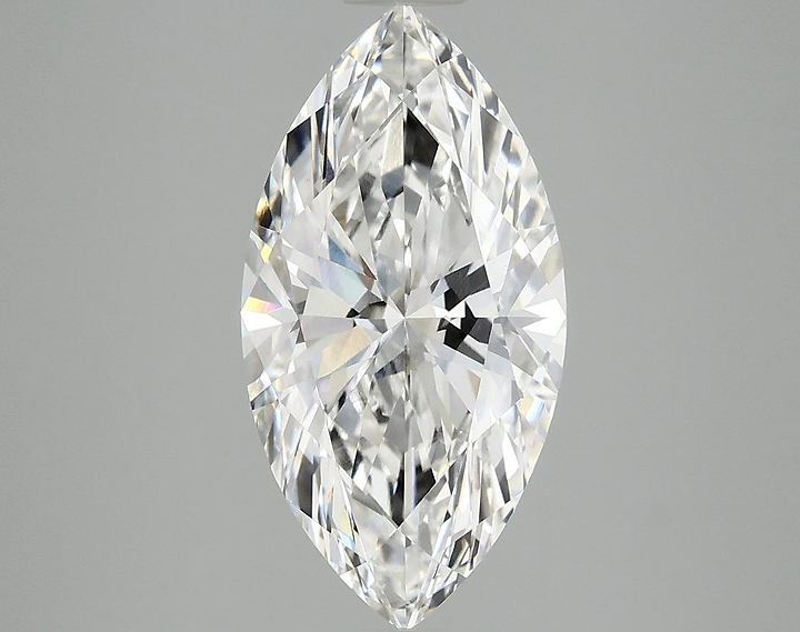 3.1 Carat Marquise Shaped Ideal Cut VVS2 IGI Certified Lab Grown Diamond