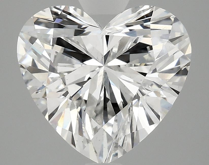 3.08 Carat Heart Shaped Ideal Cut VS2 IGI Certified Lab Grown Diamond