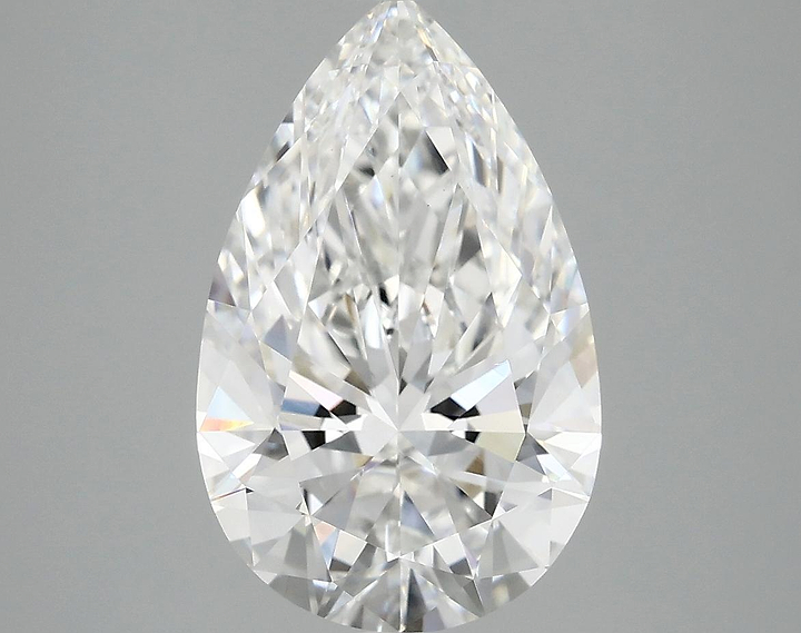 3.38 Carat Pear Shaped Ideal Cut VS1 IGI Certified Lab Grown Diamond