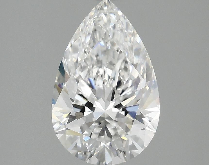 1.58 Carat Pear Shaped Ideal Cut VVS2 IGI Certified Lab Grown Diamond
