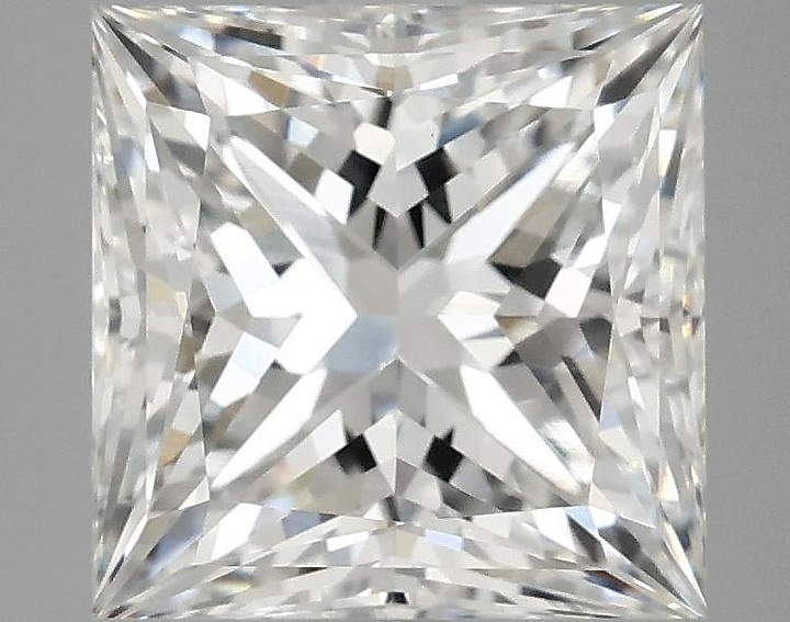 3.89 Carat Princess Shaped Ideal Cut VS1 IGI Certified Lab Grown Diamond