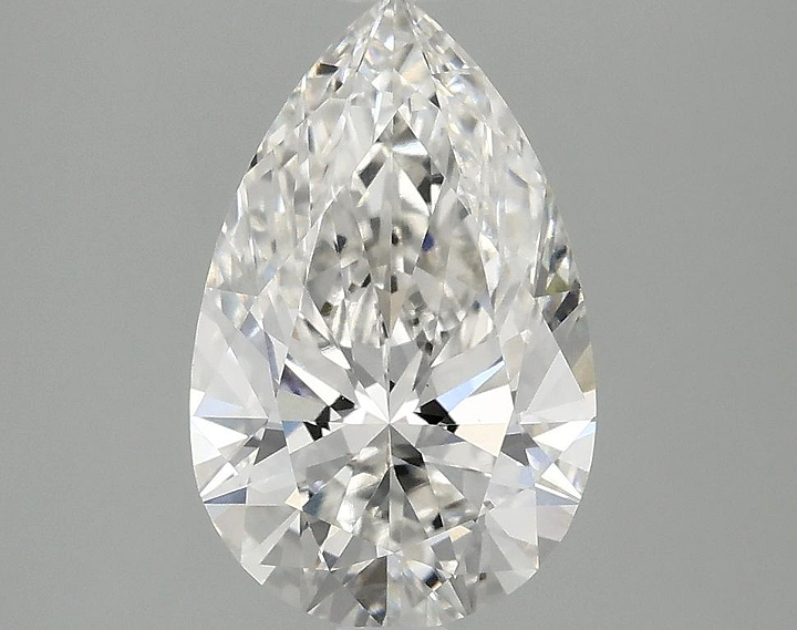 2.06 Carat Pear Shaped Ideal Cut VVS2 IGI Certified Lab Grown Diamond