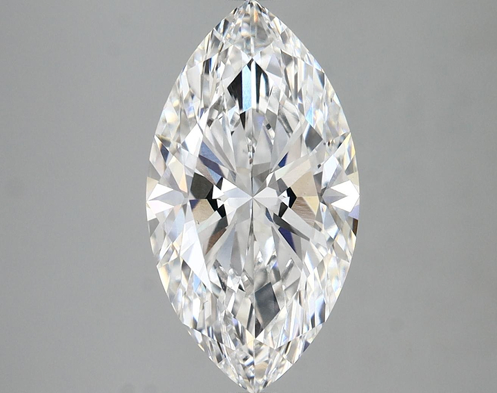 3.07 Carat Marquise Shaped Excellent Cut VS1 IGI Certified Lab Grown Diamond