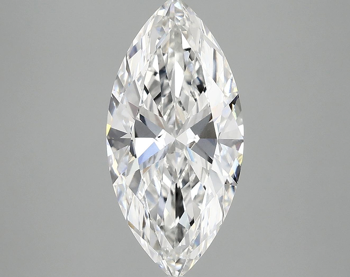 3.03 Carat Marquise Shaped Excellent Cut VVS2 IGI Certified Lab Grown Diamond