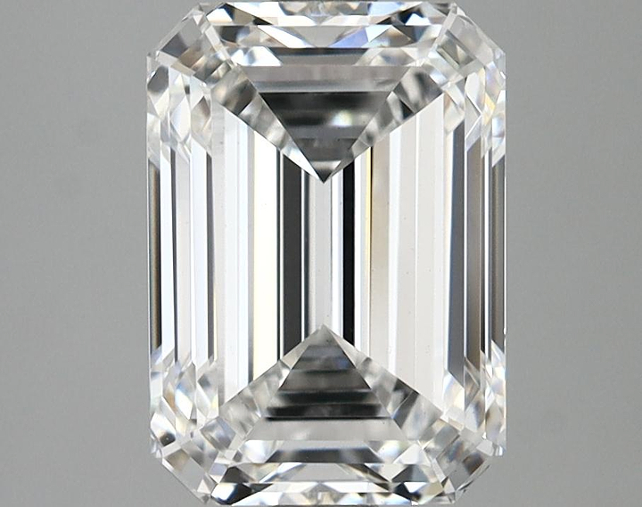 3.04 Carat Emerald Shaped Excellent Cut VS1 IGI Certified Lab Grown Diamond