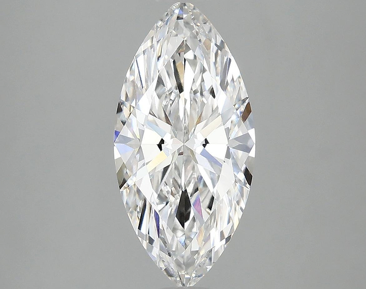 2.06 Carat Marquise Shaped Excellent Cut VVS2 IGI Certified Lab Grown Diamond