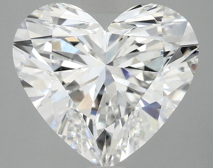 4.09 Carat Heart Shaped Ideal Cut VS1 IGI Certified Lab Grown Diamond