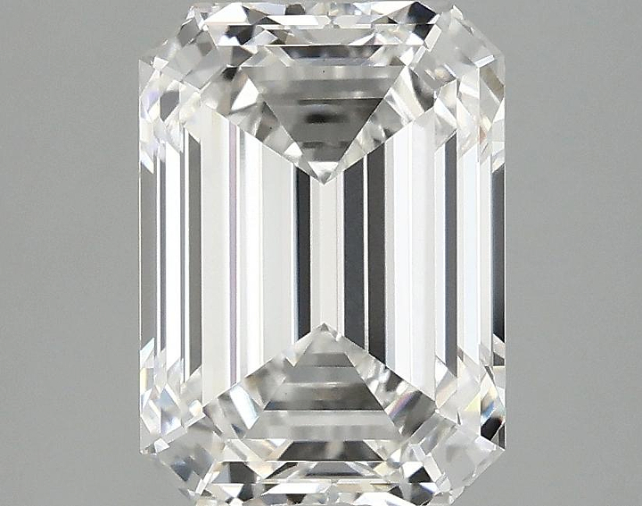 3.07 Carat Emerald Shaped Excellent Cut VVS2 IGI Certified Lab Grown Diamond