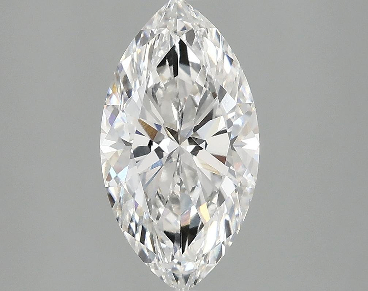 1.98 Carat Marquise Shaped Excellent Cut VVS2 IGI Certified Lab Grown Diamond