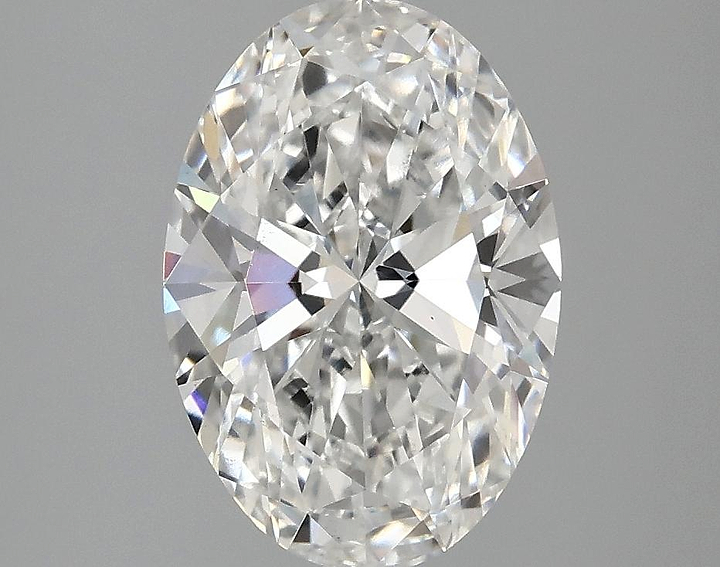 2.5 Carat Oval Shaped Ideal Cut VS2 IGI Certified Lab Grown Diamond