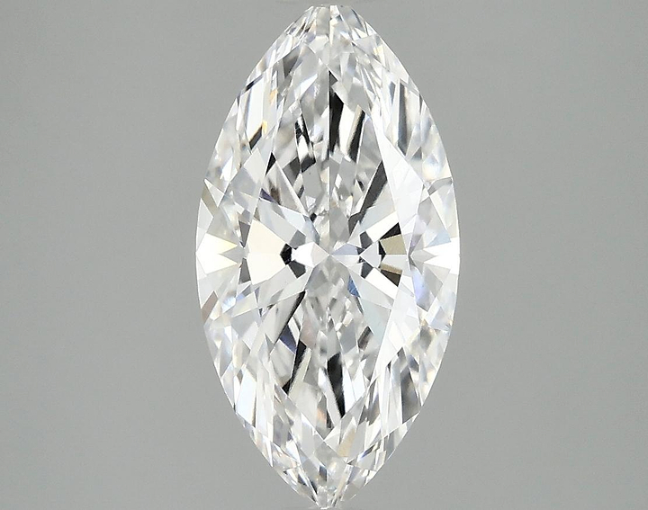 2.1 Carat Marquise Shaped Ideal Cut VVS2 IGI Certified Lab Grown Diamond