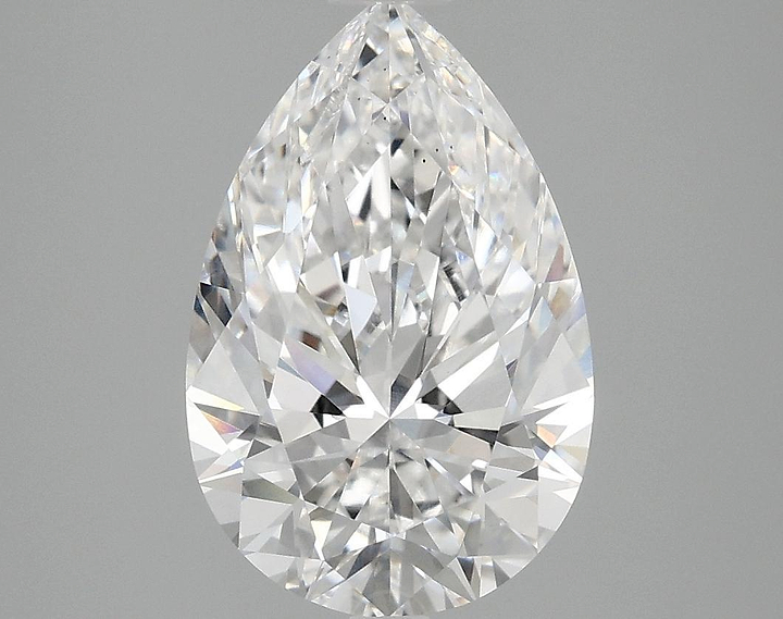 3.06 Carat Pear Shaped Excellent Cut VS2 IGI Certified Lab Grown Diamond
