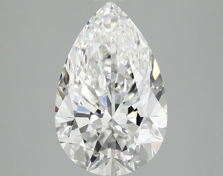 3.09 Carat Pear Shaped Ideal Cut VS1 IGI Certified Lab Grown Diamond