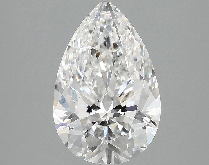 2.07 Carat Pear Shaped Ideal Cut VVS2 IGI Certified Lab Grown Diamond