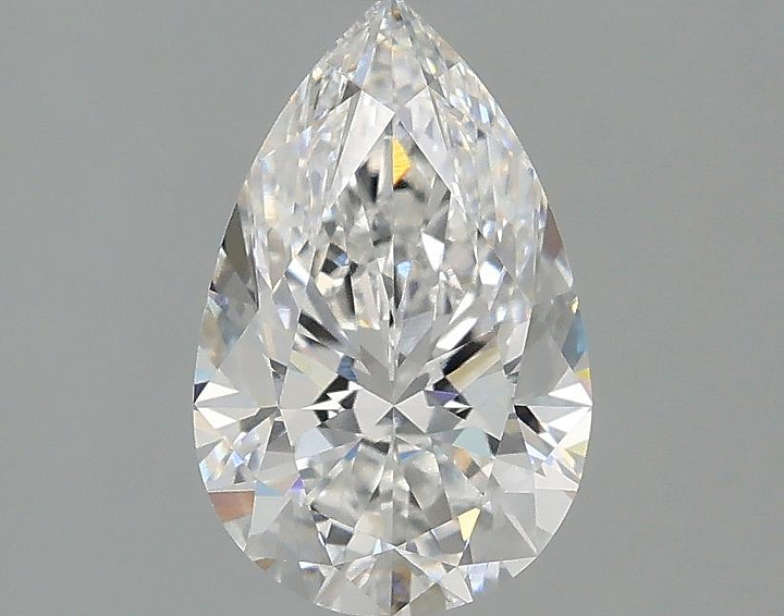 1.47 Carat Pear Shaped Ideal Cut VVS2 IGI Certified Lab Grown Diamond