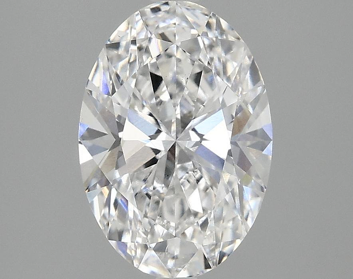 2.08 Carat Oval Shaped Ideal Cut SI1 IGI Certified Lab Grown Diamond