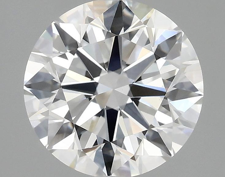 2.08 Carat Round Shaped Ideal Cut VVS2 IGI Certified Lab Grown Diamond