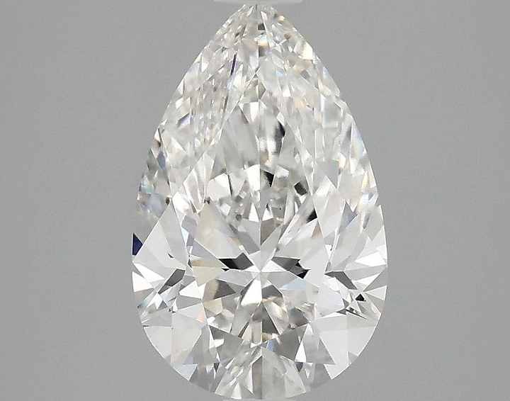 1.98 Carat Pear Shaped Ideal Cut VVS2 IGI Certified Lab Grown Diamond