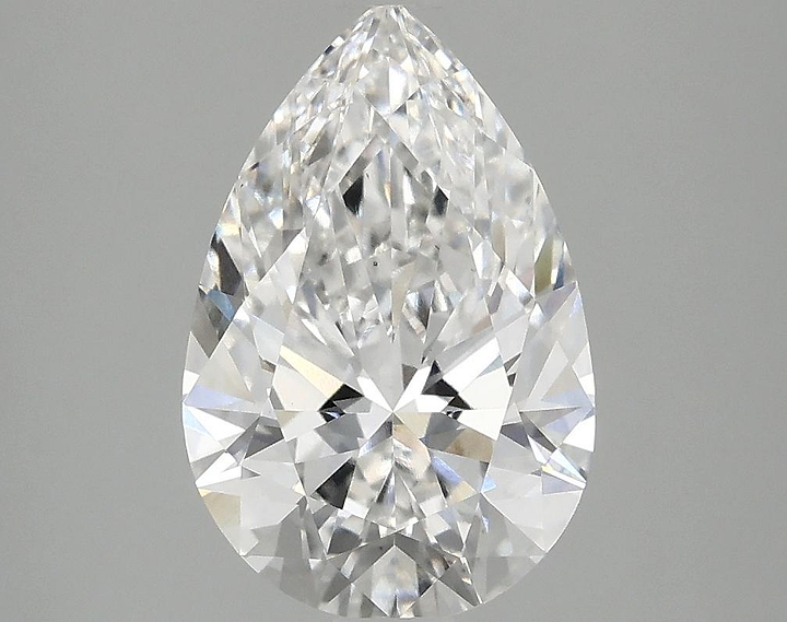 2.52 Carat Pear Shaped Excellent Cut VS1 IGI Certified Lab Grown Diamond