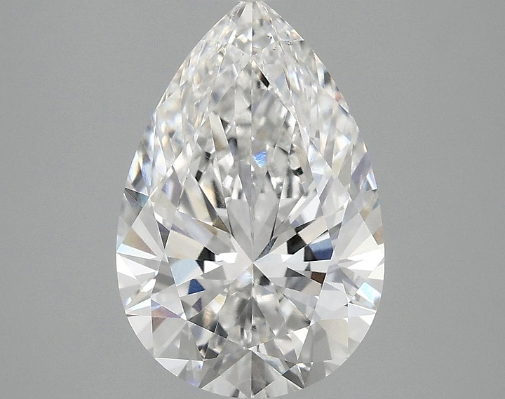 3.06 Carat Pear Shaped Excellent Cut VS1 IGI Certified Lab Grown Diamond