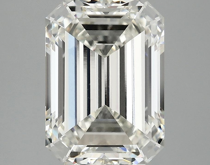 3.01 Carat Emerald Shaped Excellent Cut VVS2 IGI Certified Lab Grown Diamond