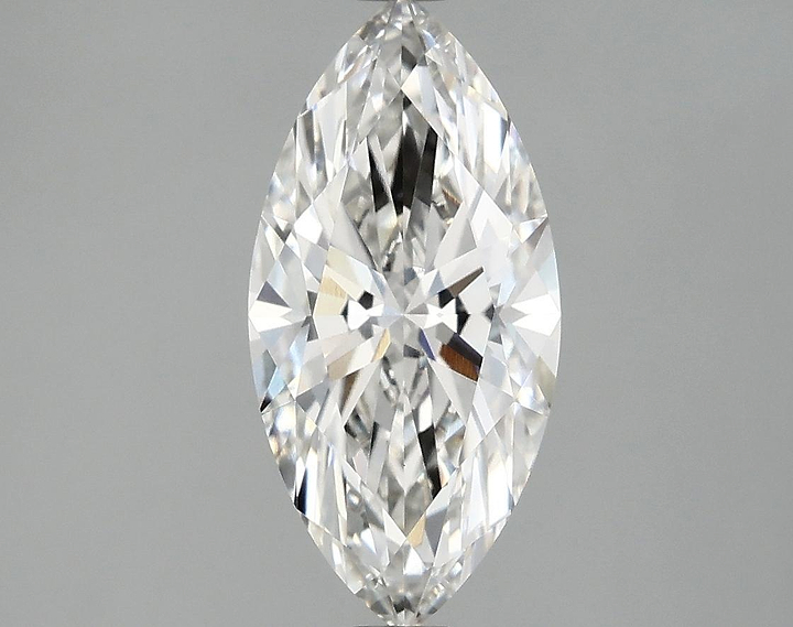 2.1 Carat Marquise Shaped Excellent Cut VVS2 IGI Certified Lab Grown Diamond