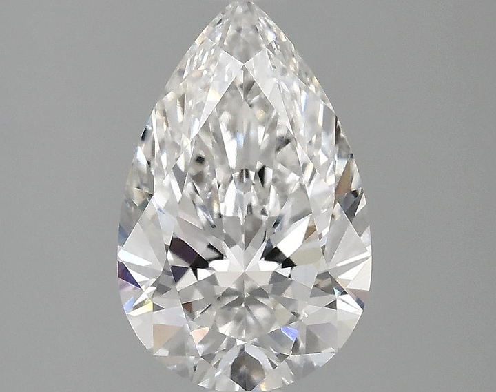 2.08 Carat Pear Shaped Ideal Cut VVS2 IGI Certified Lab Grown Diamond