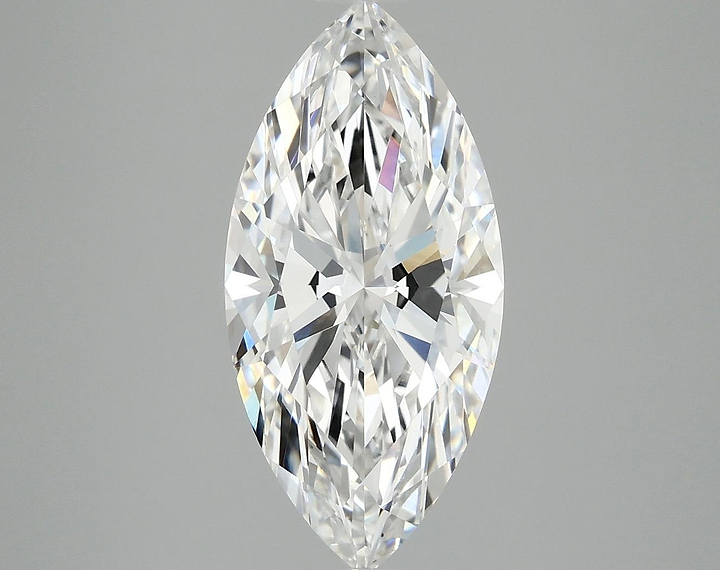 3.08 Carat Marquise Shaped Excellent Cut VVS2 IGI Certified Lab Grown Diamond
