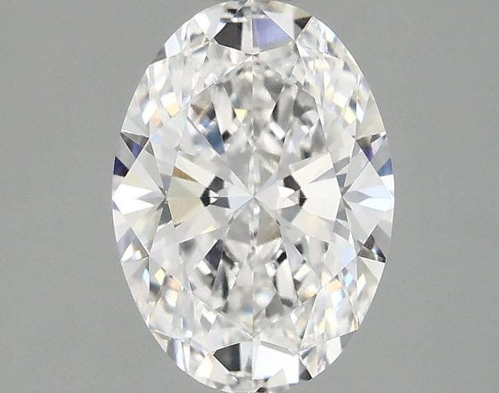2.03 Carat Oval Shaped Ideal Cut VVS2 IGI Certified Lab Grown Diamond