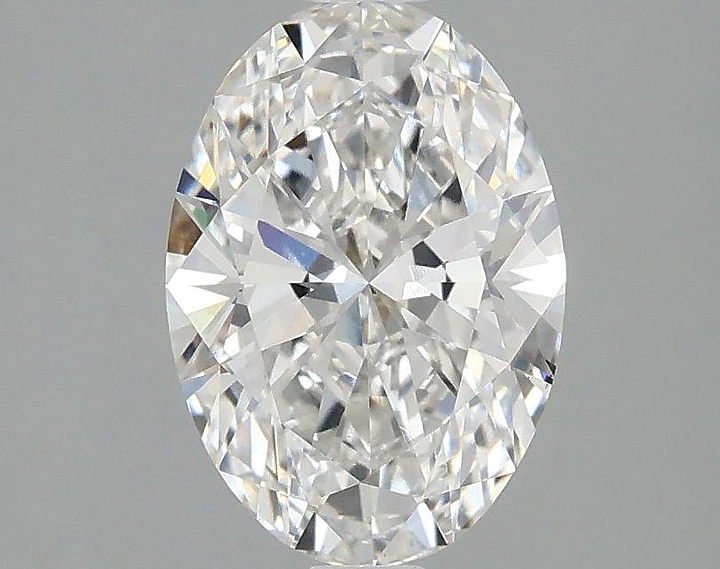 1.55 Carat Oval Shaped Ideal Cut VVS2 IGI Certified Lab Grown Diamond