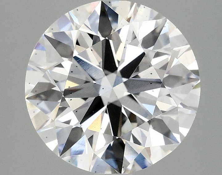 3.85 Carat Round Shaped Ideal Cut SI1 IGI Certified Lab Grown Diamond