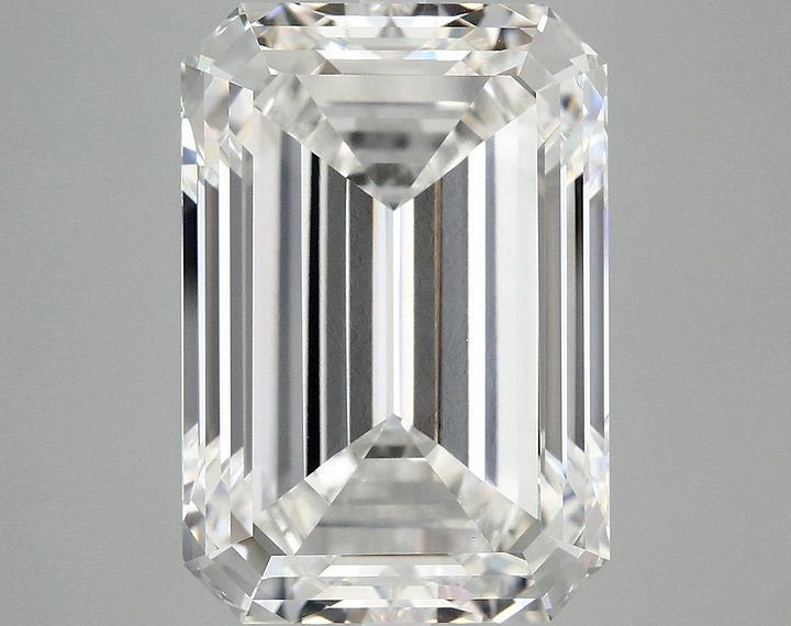 10.41 Carat Emerald Shaped Ideal Cut VVS2 IGI Certified Lab Grown Diamond