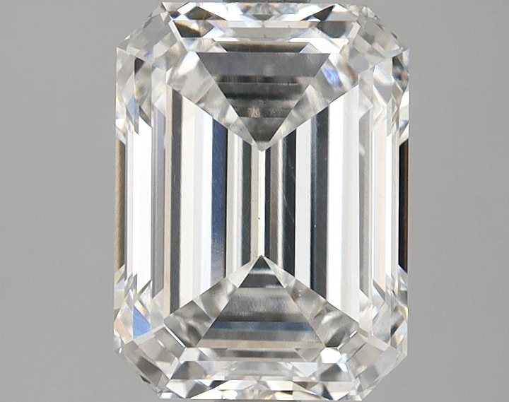 2.1 Carat Emerald Shaped Ideal Cut VVS2 IGI Certified Lab Grown Diamond