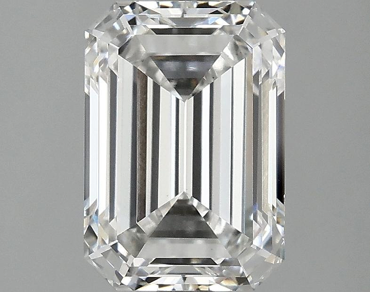2.39 Carat Emerald Shaped Ideal Cut VS1 IGI Certified Lab Grown Diamond