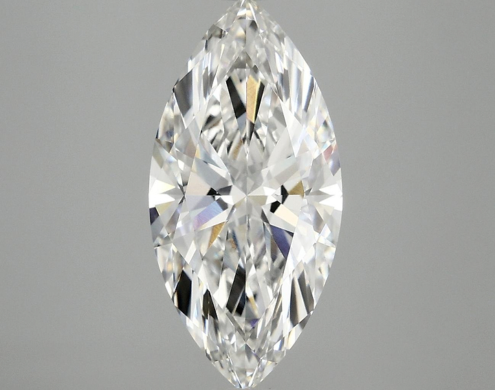 3.1 Carat Marquise Shaped Excellent Cut VVS2 IGI Certified Lab Grown Diamond