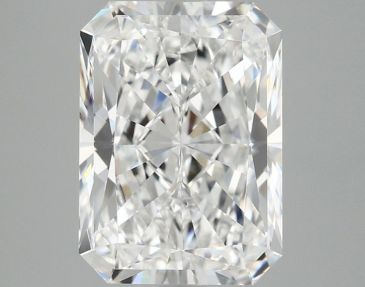 4.07 Carat Radiant Shaped Ideal Cut VVS2 IGI Certified Lab Grown Diamond