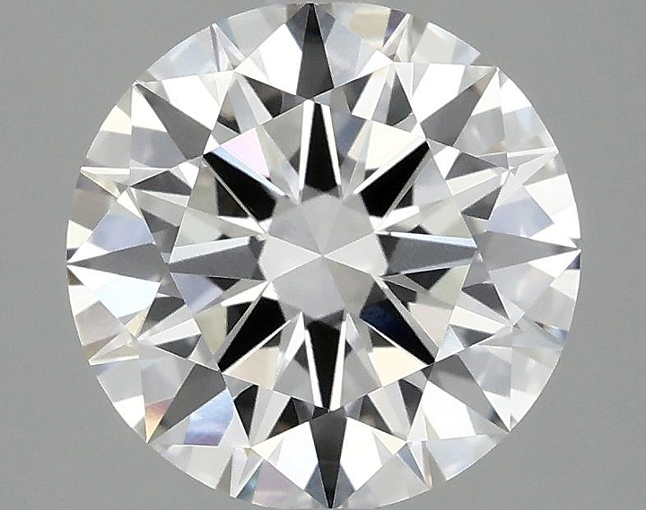 2.88 Carat Round Shaped Ideal Cut VVS2 IGI Certified Lab Grown Diamond