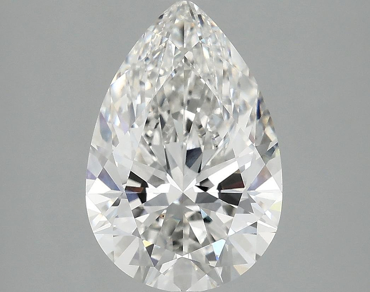 3.08 Carat Pear Shaped Excellent Cut VS1 IGI Certified Lab Grown Diamond