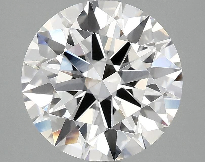 3.07 Carat Round Shaped Ideal Cut VVS2 IGI Certified Lab Grown Diamond