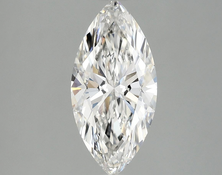 1.95 Carat Marquise Shaped Excellent Cut VVS2 IGI Certified Lab Grown Diamond