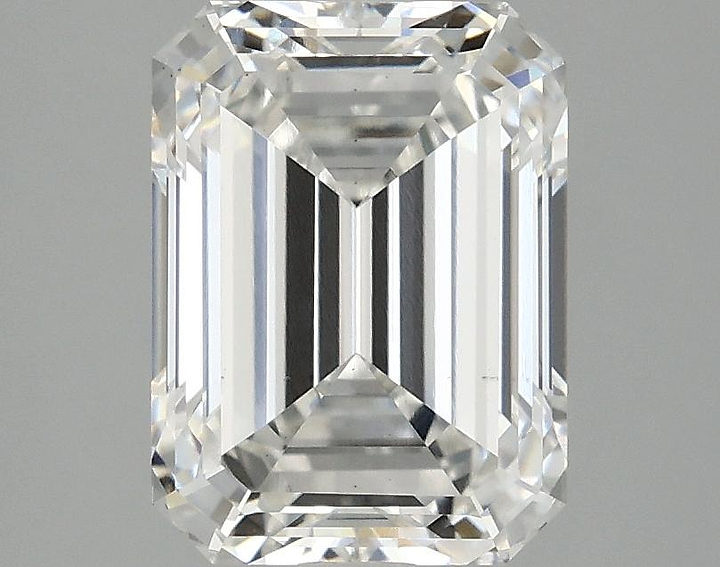 2.98 Carat Emerald Shaped Excellent Cut VS2 IGI Certified Lab Grown Diamond